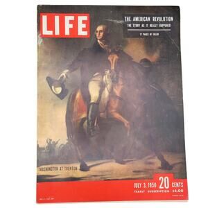Life Magazine July 3 1950 George Washington Cover American Revolution Vintage